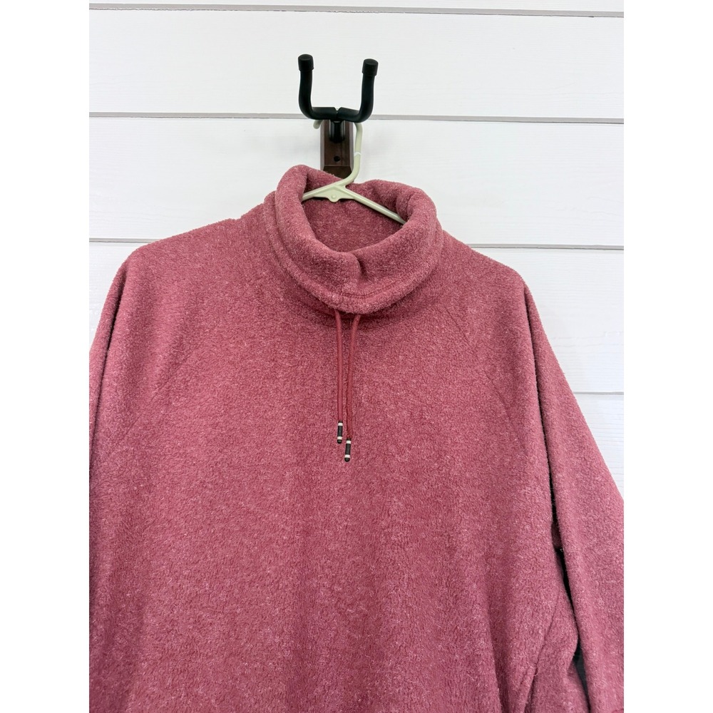 A- 54- Nike Sportswear Tech Fleece Funnel Neck Pullover Rose Pink Large
